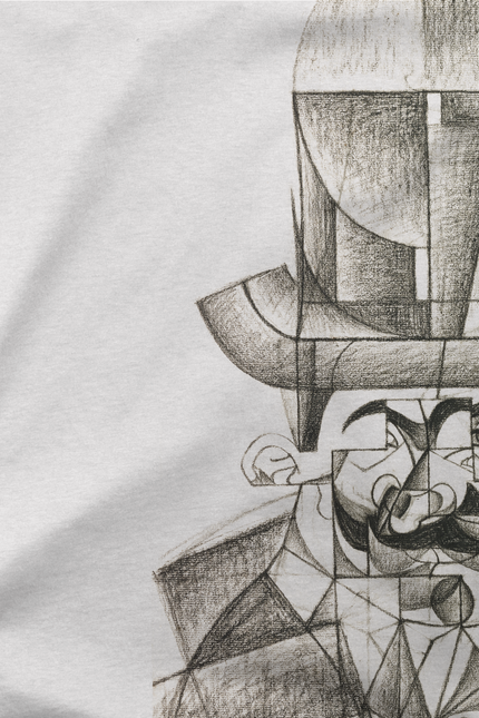 Juan Gris Man With Opera Hat 1912 Artwork T-Shirt