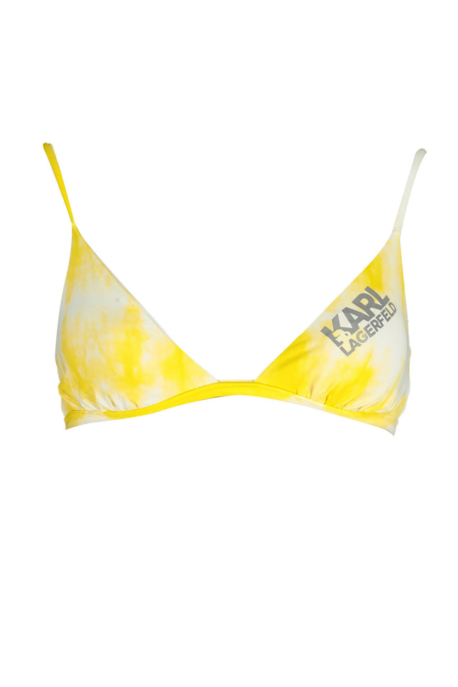 Karl Lagerfeld Beachwear Top Women'S Costume Yellow-KARL LAGERFELD BEACHWEAR-Urbanheer