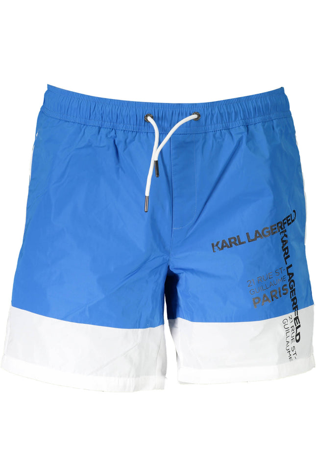 Karl Lagerfeld Beachwear Swimsuit Part Under Man Blue-Clothing - Men-KARL LAGERFELD BEACHWEAR-Urbanheer
