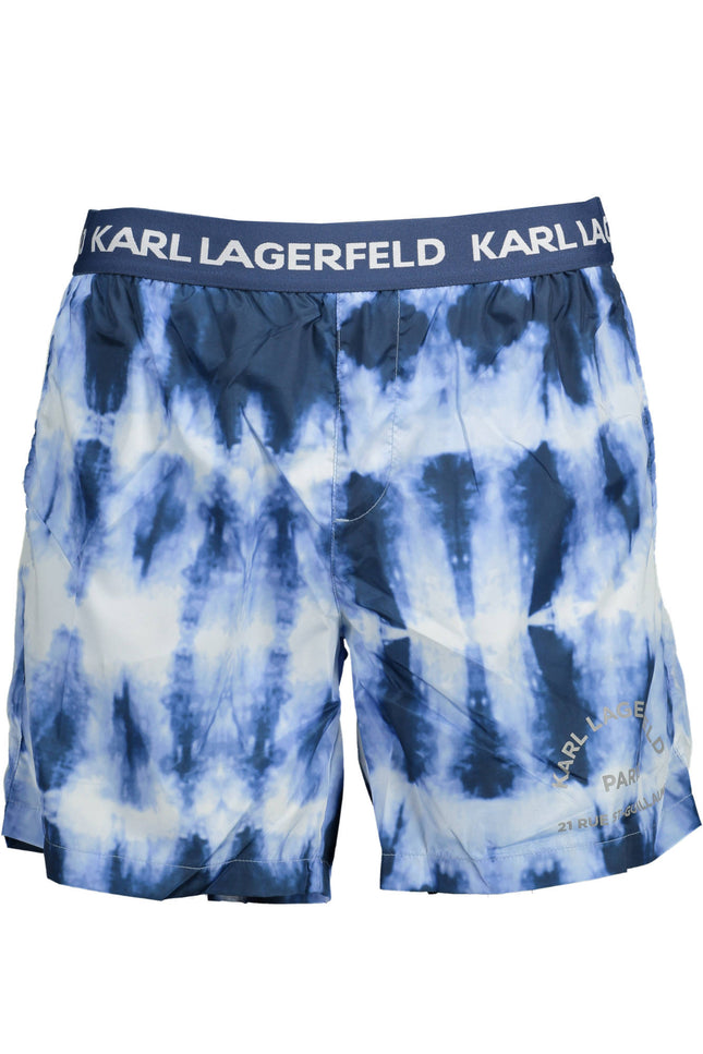 KARL LAGERFELD BEACHWEAR SWIMSUIT PARTS UNDER MAN BLUE-Clothing - Men-KARL LAGERFELD BEACHWEAR-Urbanheer