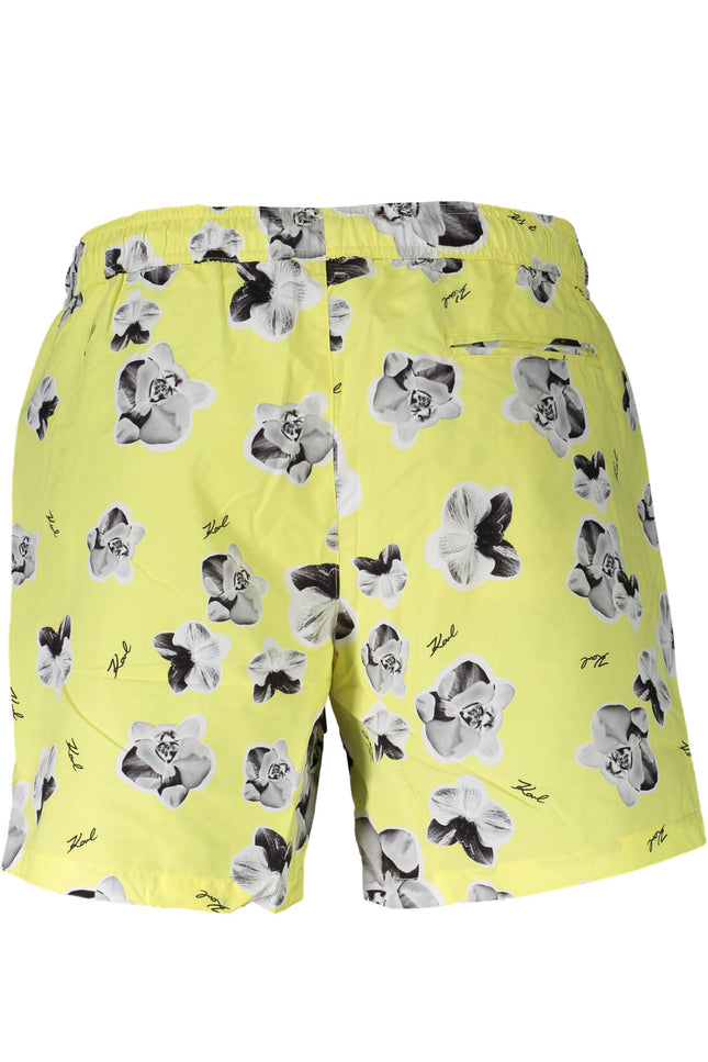 Karl Lagerfeld Beachwear Costume Parts Under Man Yellow-KARL LAGERFELD BEACHWEAR-Urbanheer