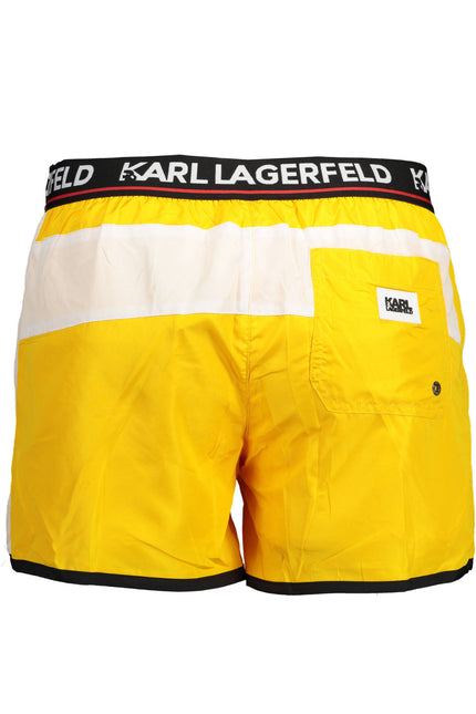 KARL LAGERFELD BEACHWEAR SWIMSUIT PARTS UNDER MAN YELLOW-Clothing - Men-KARL LAGERFELD BEACHWEAR-Urbanheer