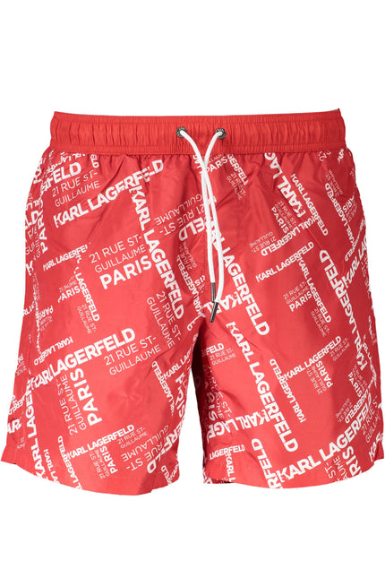 KARL LAGERFELD BEACHWEAR COSTUME PARTS UNDER MAN RED-Clothing - Men-KARL LAGERFELD BEACHWEAR-Urbanheer