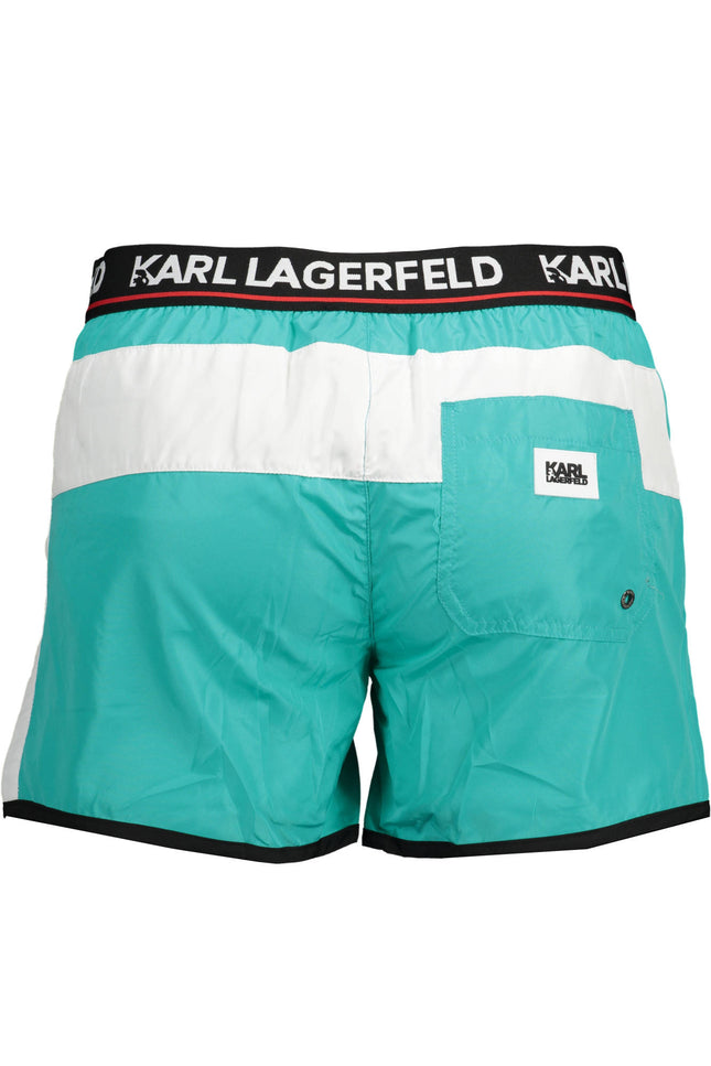KARL LAGERFELD BEACHWEAR SWIMSUIT PARTS UNDER MAN GREEN-Clothing - Men-KARL LAGERFELD BEACHWEAR-Urbanheer