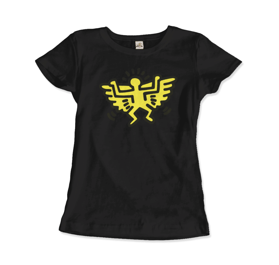 Angel Icon, 1990 Street Art T-Shirt-Art-O-Rama Shop-Men (Unisex)-White-S-Urbanheer