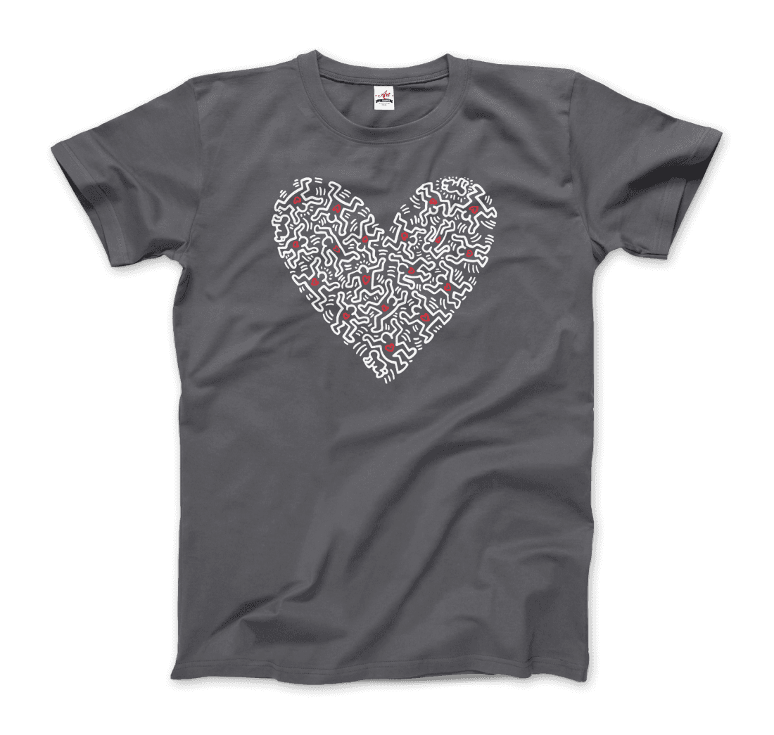 Heart Of Men - Icon Series Street Art T-Shirt-Art-O-Rama Shop-Women (Fitted)-Navy-S-Urbanheer