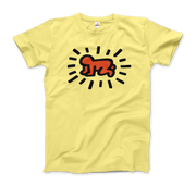 Radiant Baby Icon, 1990 Street Art T-Shirt-Art-O-Rama Shop-Men (Unisex)-Heather Grey-S-Urbanheer