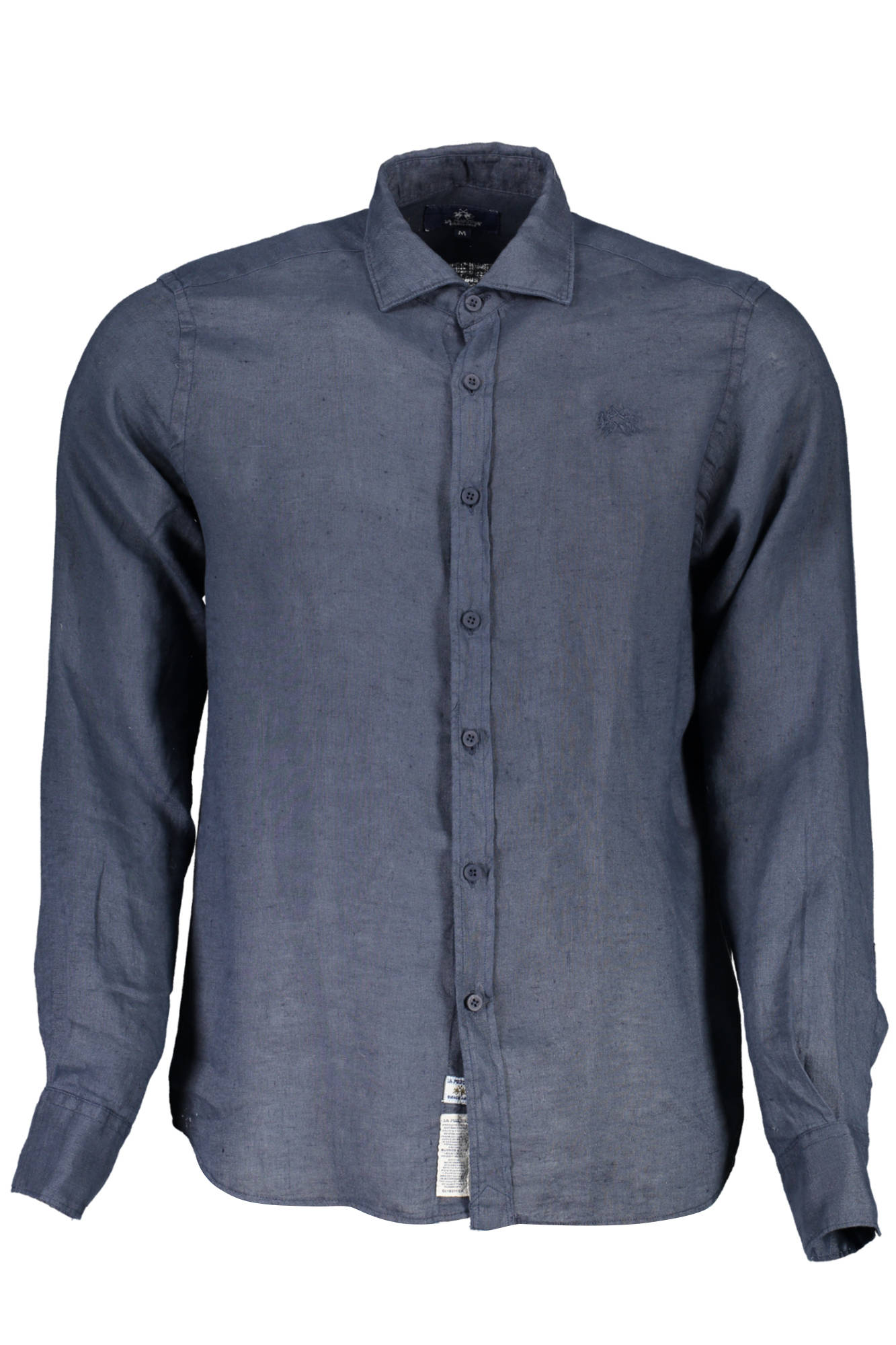 LA MARTINA MEN'S BLUE LONG SLEEVE SHIRT-Clothing - Men-LA MARTINA-BLUE-S-Urbanheer