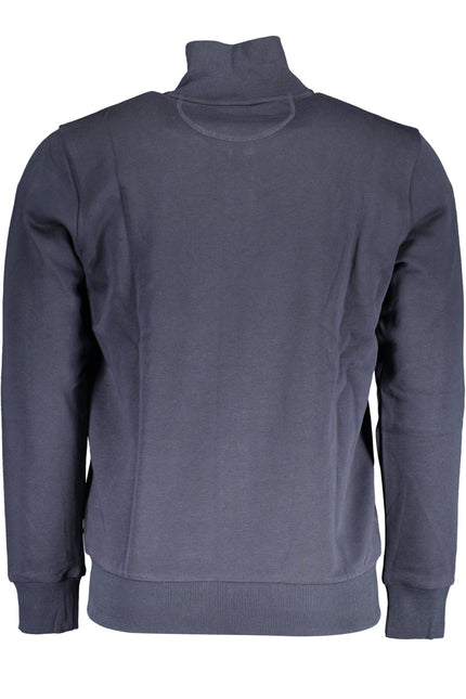 La Martina Men'S Blue Zipped Sweatshirt