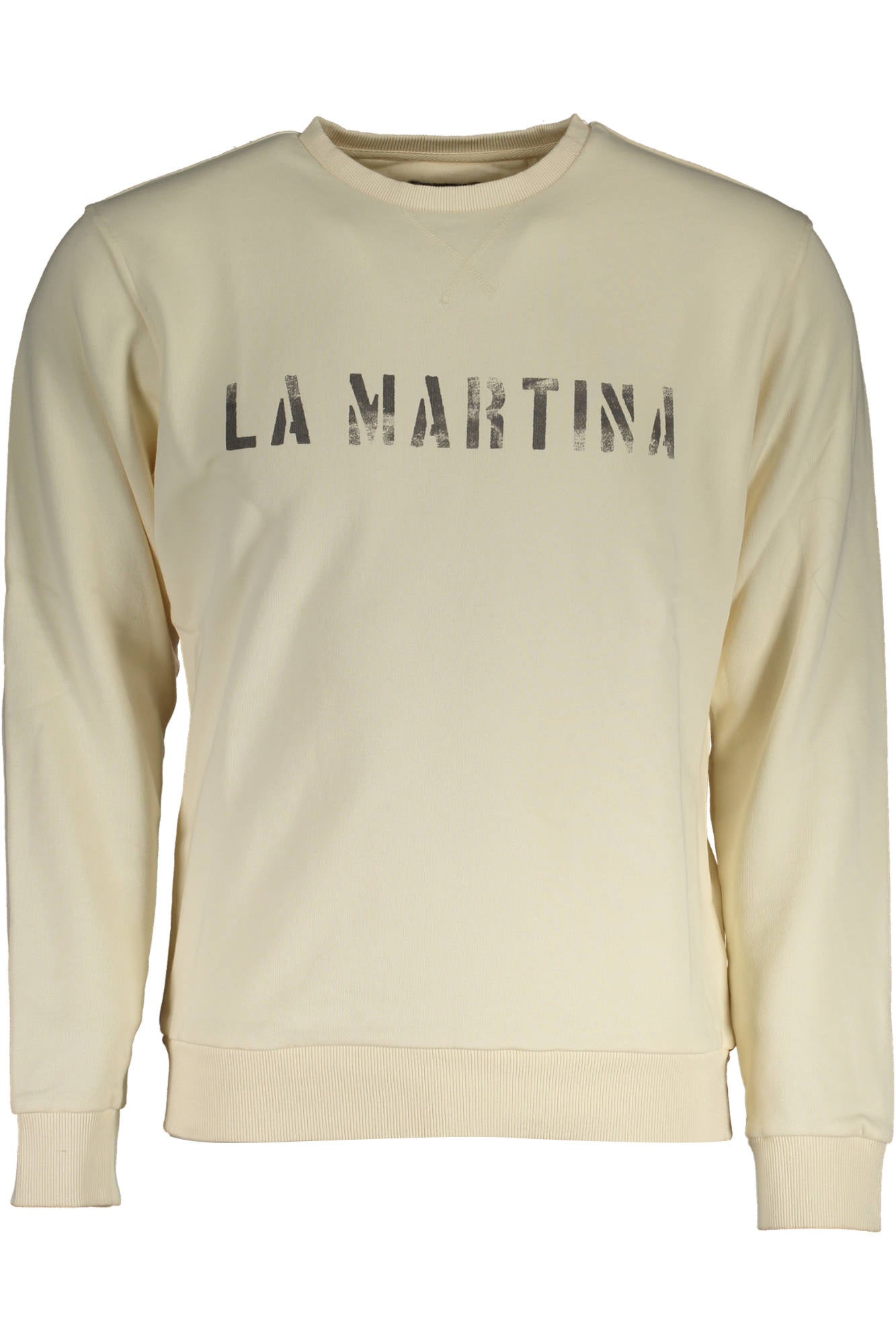 La Martina White Men'S Sweatshirt Without Zip-Clothing - Men-LA MARTINA-WHITE-M-Urbanheer