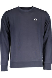 La Martina Blue Men'S Sweatshirt Without Zip-Clothing - Men-LA MARTINA-BLUE-S-Urbanheer