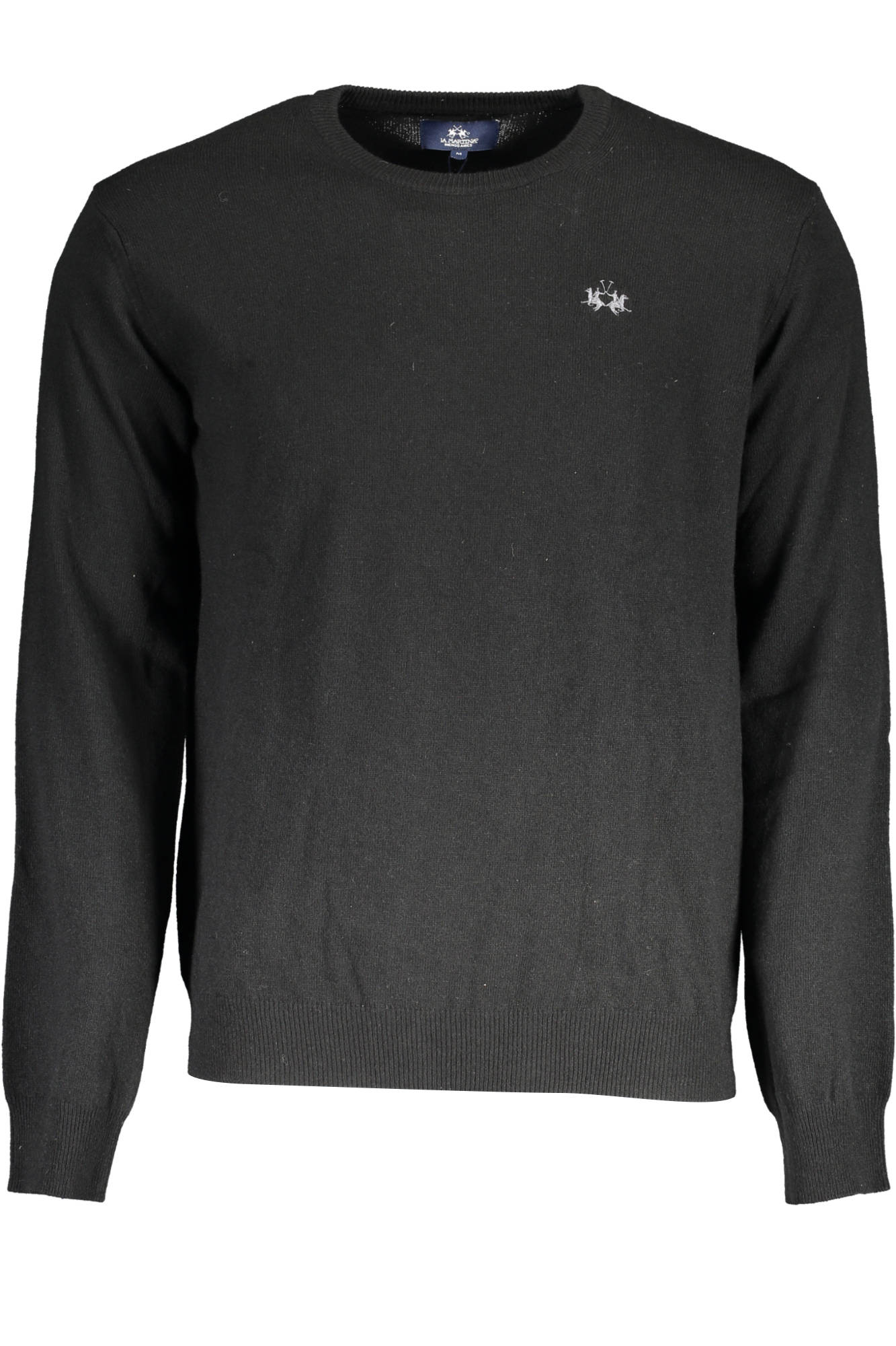 La Martina Black Man Sweater-Clothing - Men-LA MARTINA-BLACK-S-Urbanheer