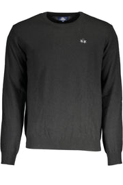 La Martina Black Man Sweater-Clothing - Men-LA MARTINA-BLACK-S-Urbanheer