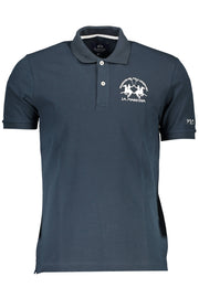 LA MARTINA POLO SHORT SLEEVE MAN BLUE-Clothing - Men-LA MARTINA-BLUE-S-Urbanheer