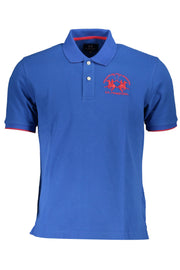 LA MARTINA POLO SHORT SLEEVE MAN BLUE-Clothing - Men-LA MARTINA-BLUE-M-Urbanheer