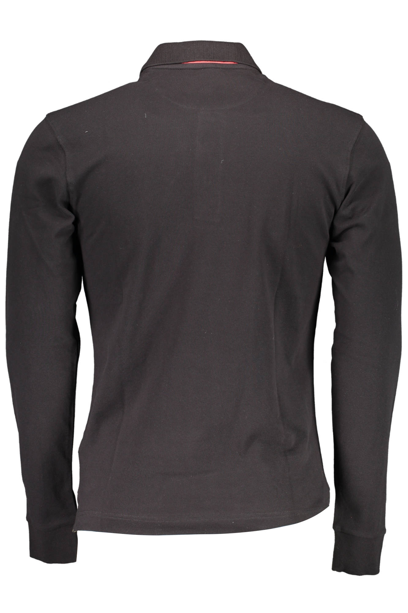La Martina Polo Long Sleeve Man Black-Clothing - Men-LA MARTINA-BLACK-M-Urbanheer
