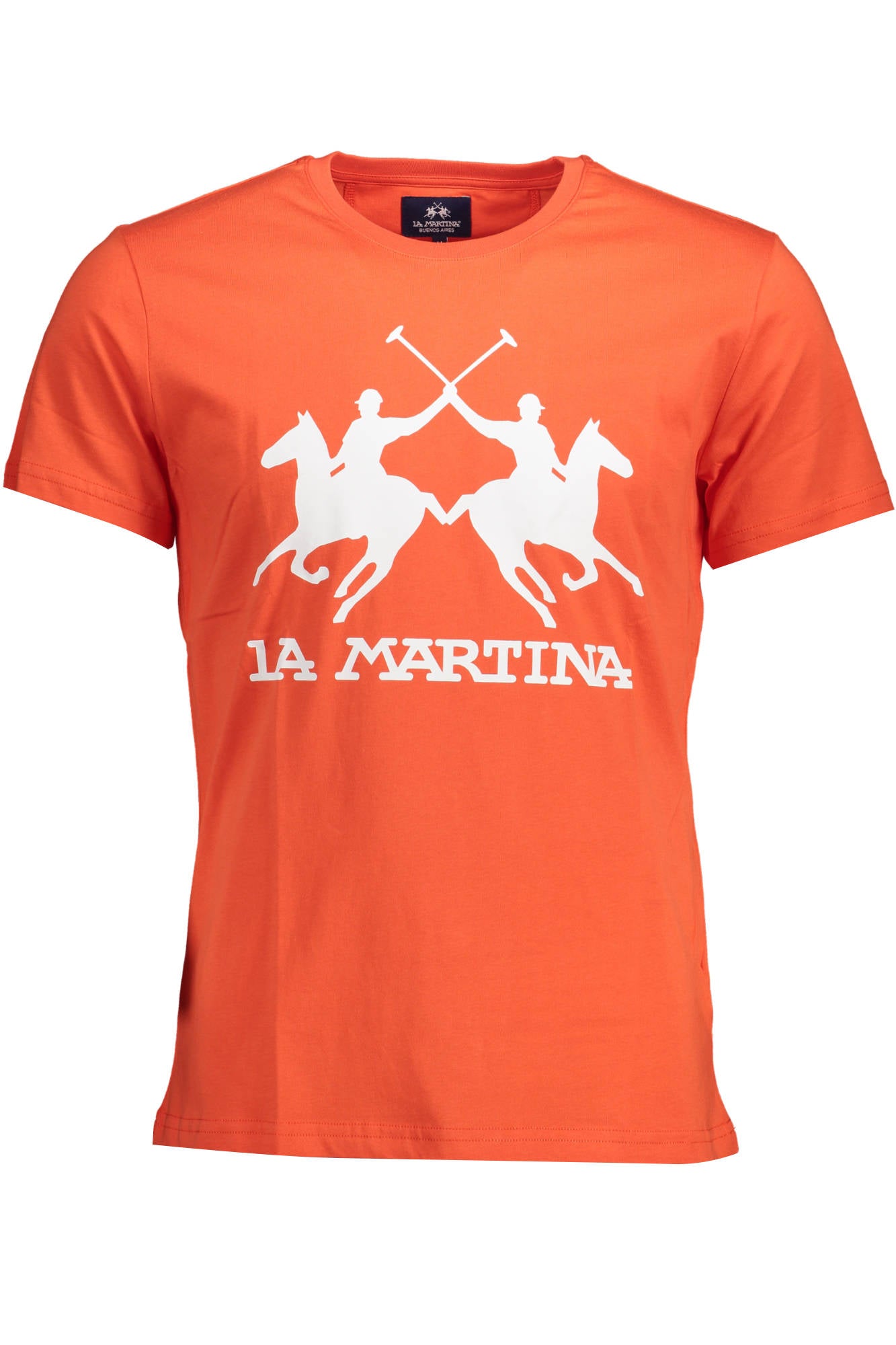 LA MARTINA MAN SHORT SLEEVE T-SHIRT ORANGE-Clothing - Men-LA MARTINA-ORANGE-L-Urbanheer