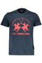LA MARTINA MEN'S BLUE SHORT SLEEVE T-SHIRT-Clothing - Men-LA MARTINA-BLUE-M-Urbanheer