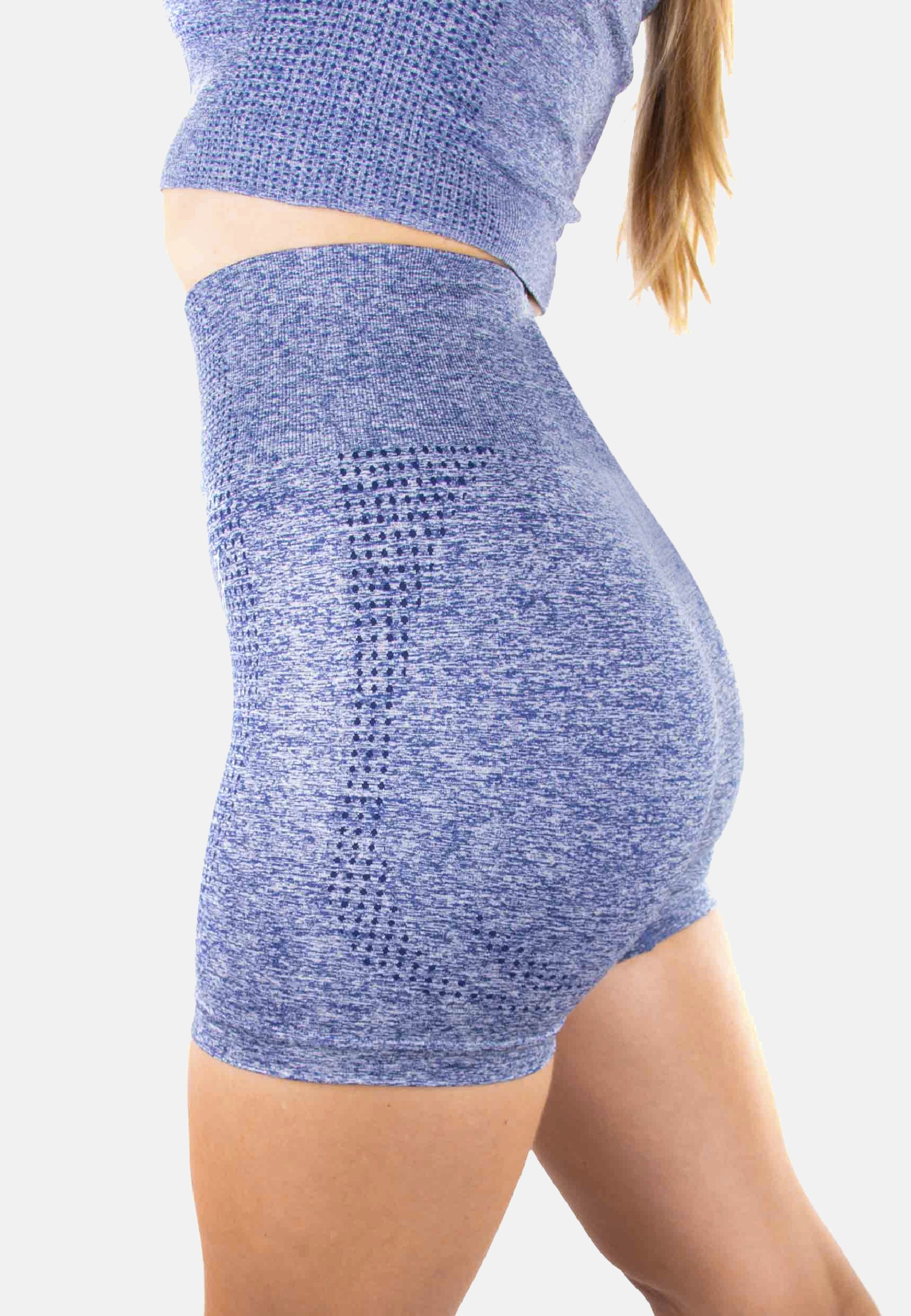 Shorts Dynamic - blue - Damen-Pear Juniper-Blue-L-Urbanheer