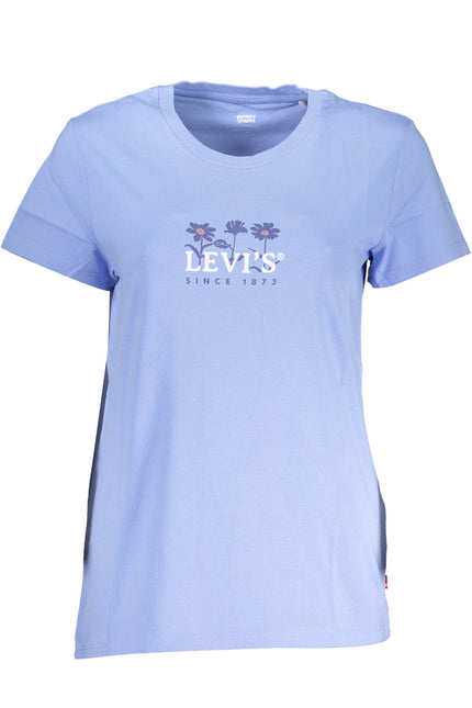 LEVI'S LIGHT BLUE WOMEN'S SHORT SLEEVE T-SHIRT