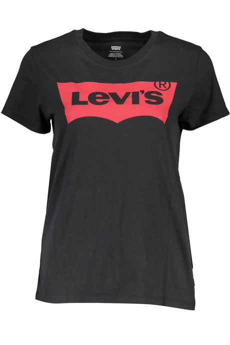 LEVI'S WOMEN'S SHORT SLEEVE T-SHIRT BLACK-0