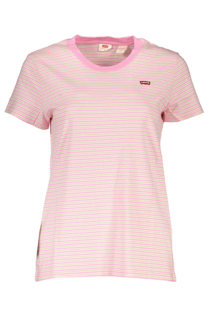 LEVI'S WOMEN'S SHORT SLEEVE T-SHIRT PINK-T-Shirt-LEVI&#039;S-Urbanheer