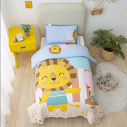 Lion Bedding Set 3-Piece Organic Cotton Fits Crib And Toddler-Baby Bedding Design-Urbanheer