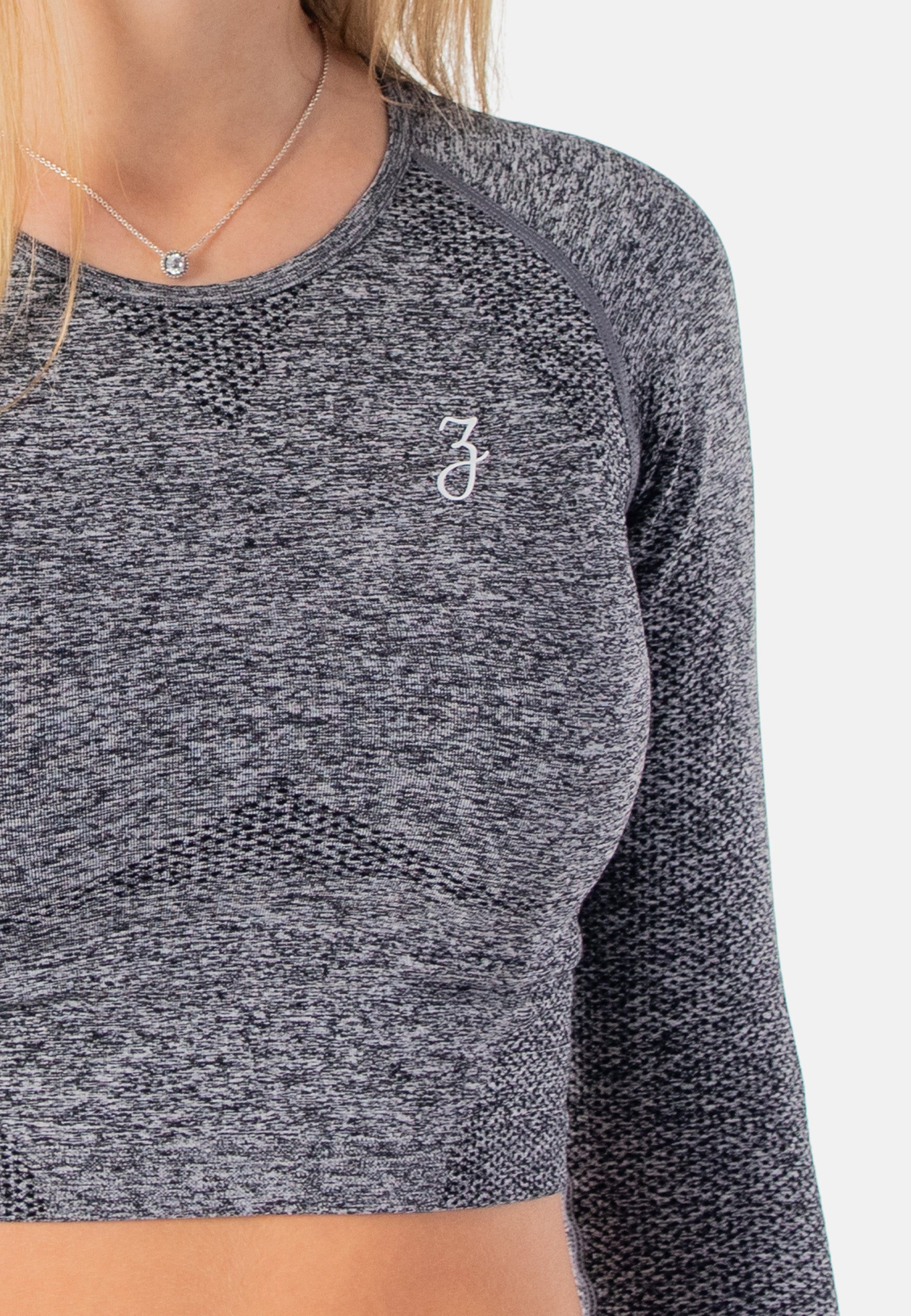 Crop Sleeve Dynamic - grey - Damen-Pear Juniper-Grey-L-Urbanheer