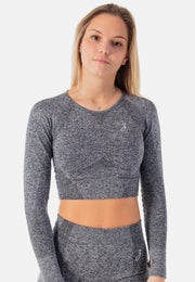Crop Sleeve Dynamic - grey - Damen-Pear Juniper-Grey-L-Urbanheer