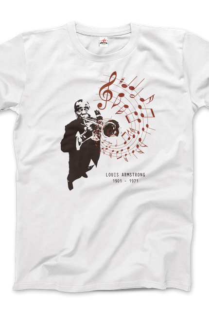 Louis Armstrong (Satchmo) Playing Trumpet T-Shirt