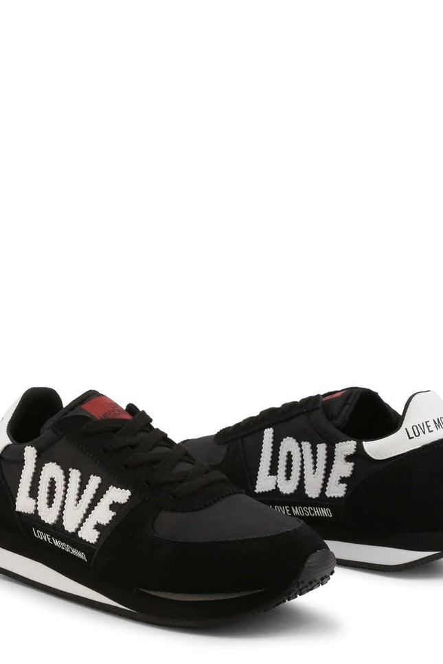 Black Suede Sneakers-Love Moschino-Urbanheer