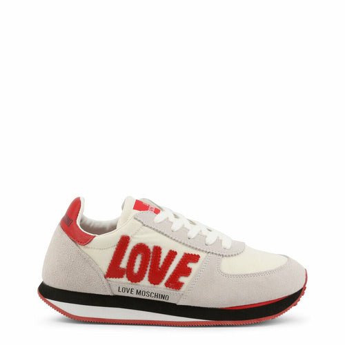White Red Suede Sneakers-Love Moschino-10-Urbanheer