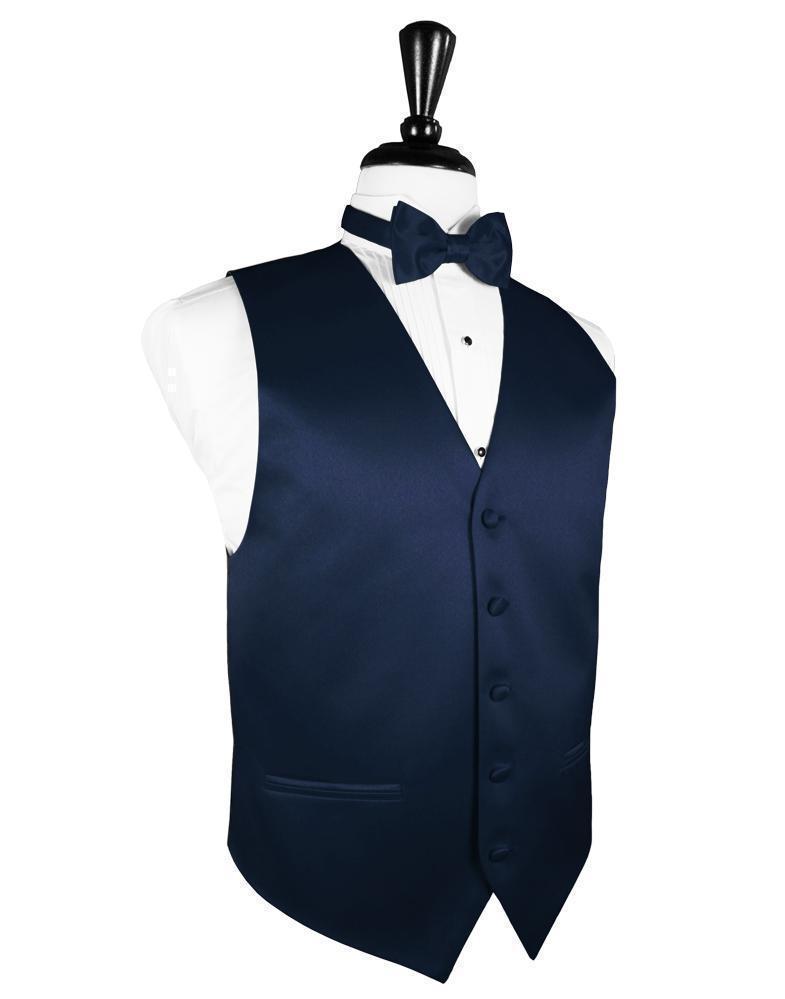 Luxury Satin Tuxedo Vest 5-Mens Vest-Tux-USA-XS-Peacock-Urbanheer