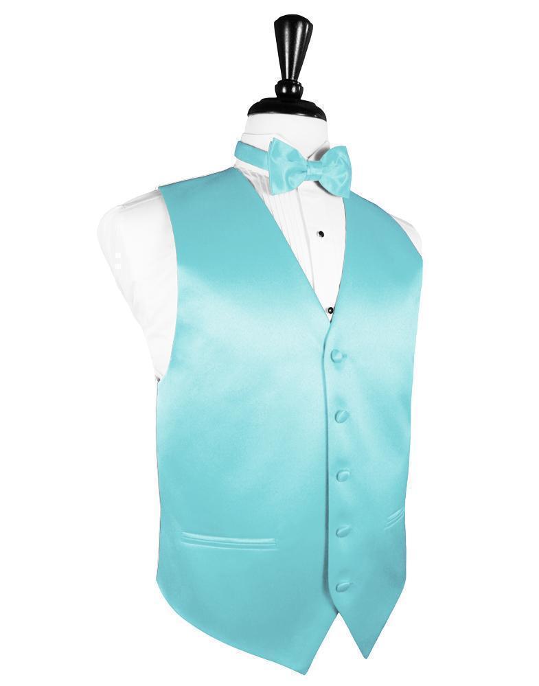 Luxury Satin Tuxedo Vest 5-Mens Vest-Tux-USA-XS-Pool-Urbanheer