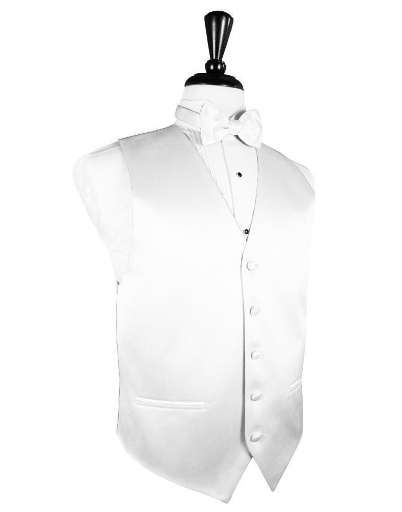 Luxury Satin Tuxedo Vest-Mens Vest-Tux-USA-XS-White-Urbanheer