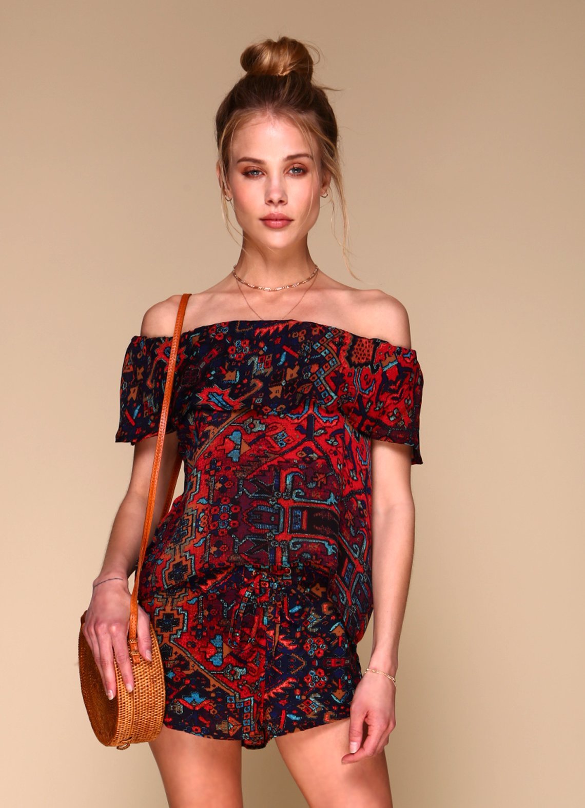 Machado Shorts | Boho Print-MERRITT CHARLES-extra small-Boho-Urbanheer