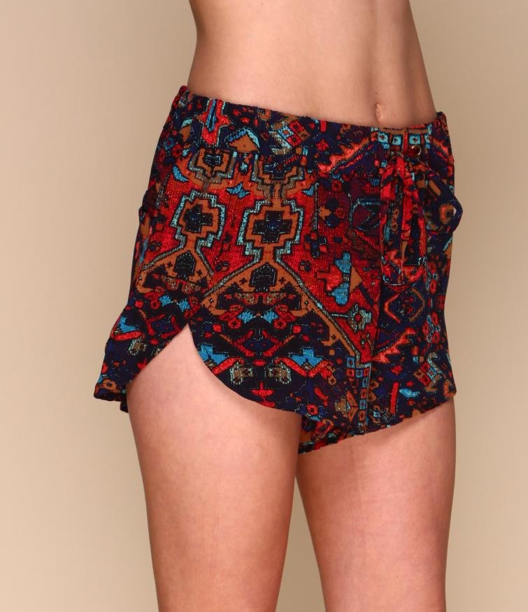Machado Shorts | Boho Print-MERRITT CHARLES-extra small-Boho-Urbanheer
