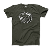 Mc Escher Spirals Art T-Shirt-Art-O-Rama Shop-Men (Unisex)-City Green-S-Urbanheer