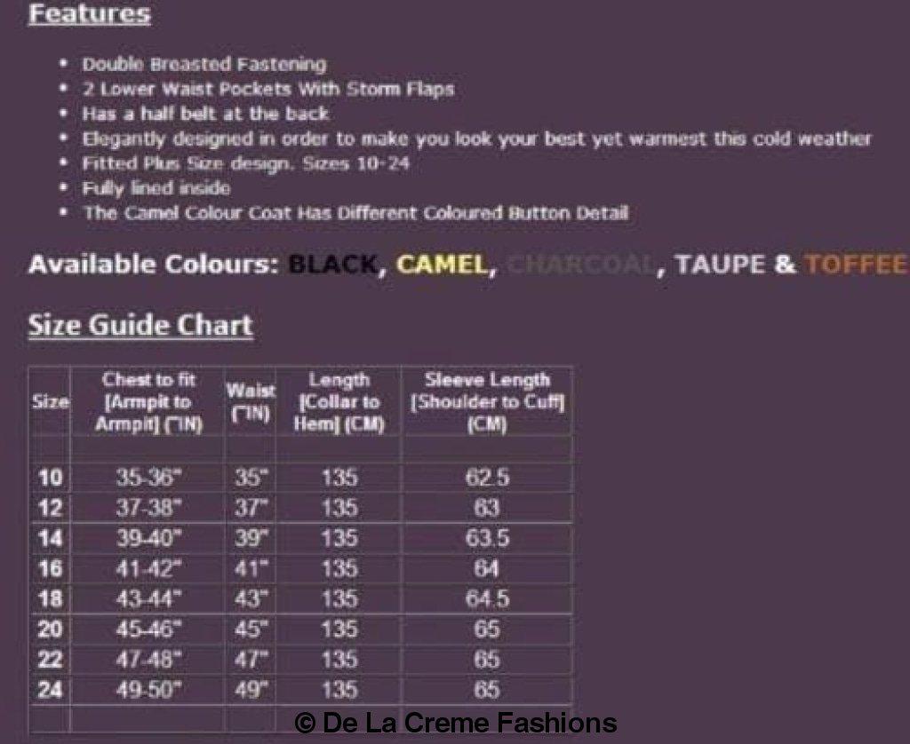 Wool Blend Double Breasted Long Coat-Rose Eleusis-UK 10/EU 38/US 6-Black-Urbanheer