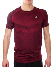 Active Shirt - burgundy - Herren-Pear Juniper-Red-L-Urbanheer