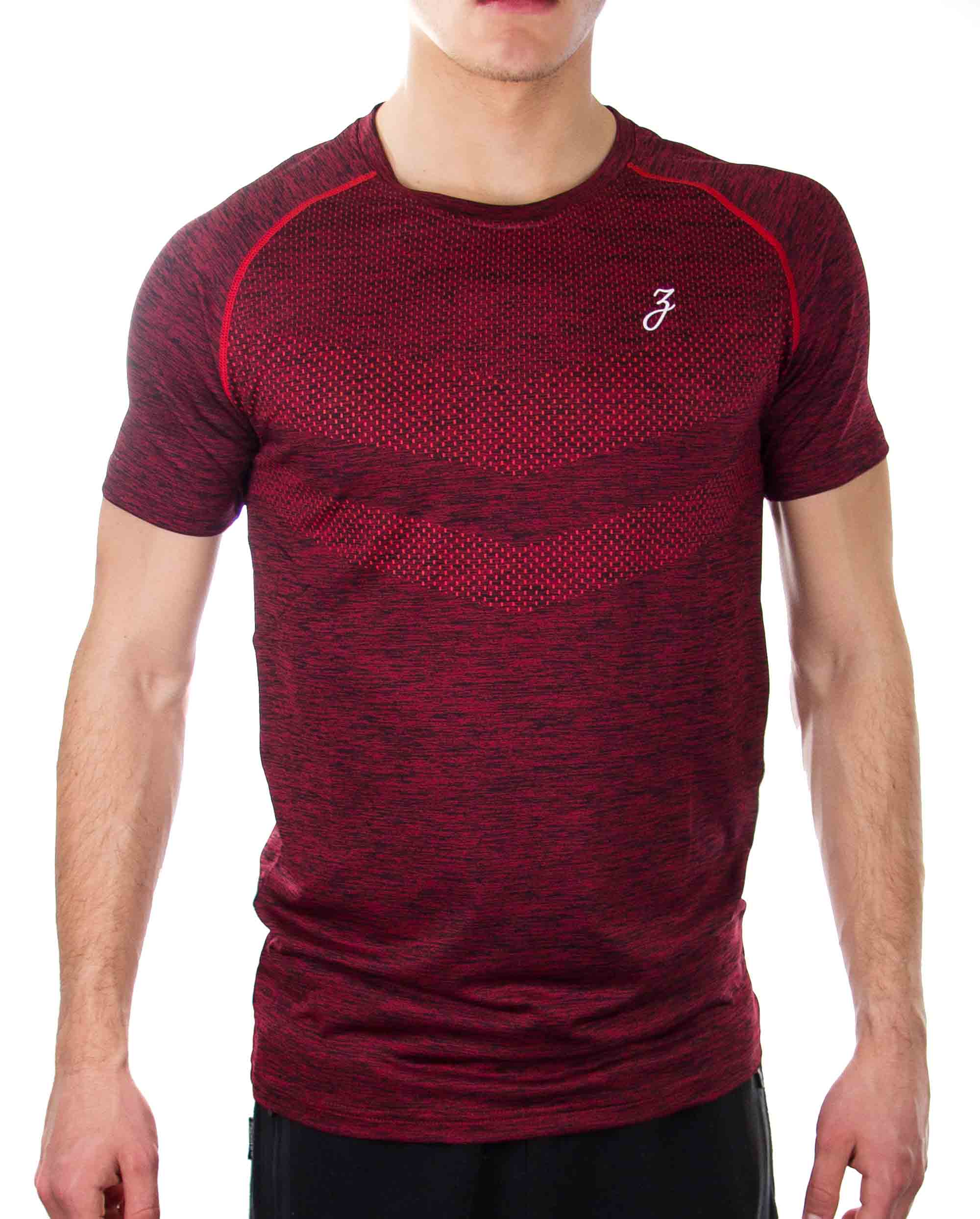 Active Shirt - burgundy - Herren-Pear Juniper-Red-L-Urbanheer
