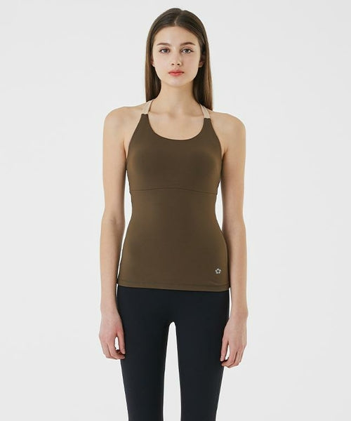 Diamond Strappy Top-Clothing - Women-Mulawear-2-JUTE GREEN-Urbanheer