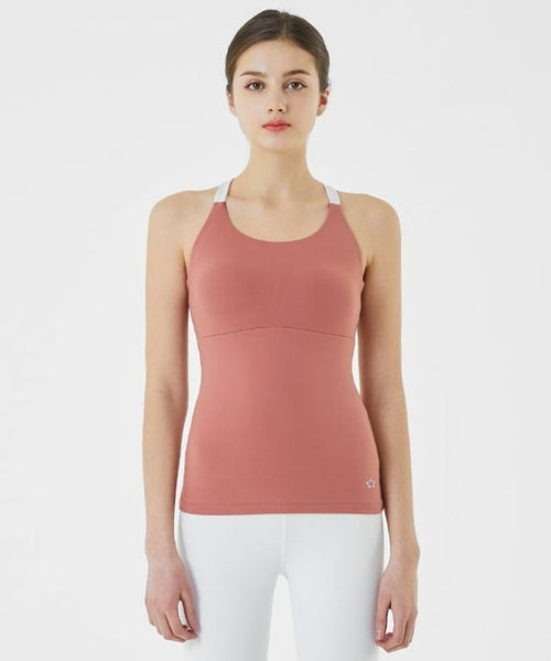 Diamond Strappy Top-Clothing - Women-Mulawear-2-OCHRE PINK-Urbanheer