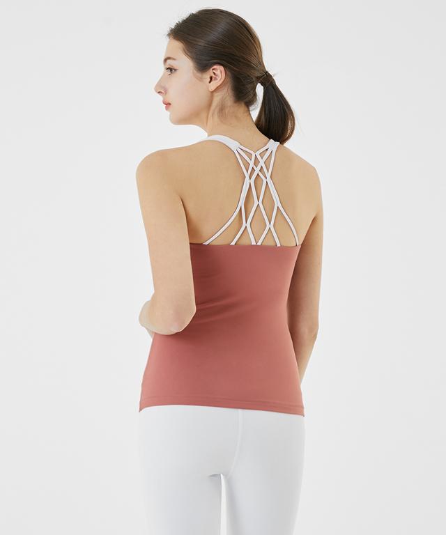 Diamond Strappy Top-Clothing - Women-Mulawear-2-ASH GREY-Urbanheer