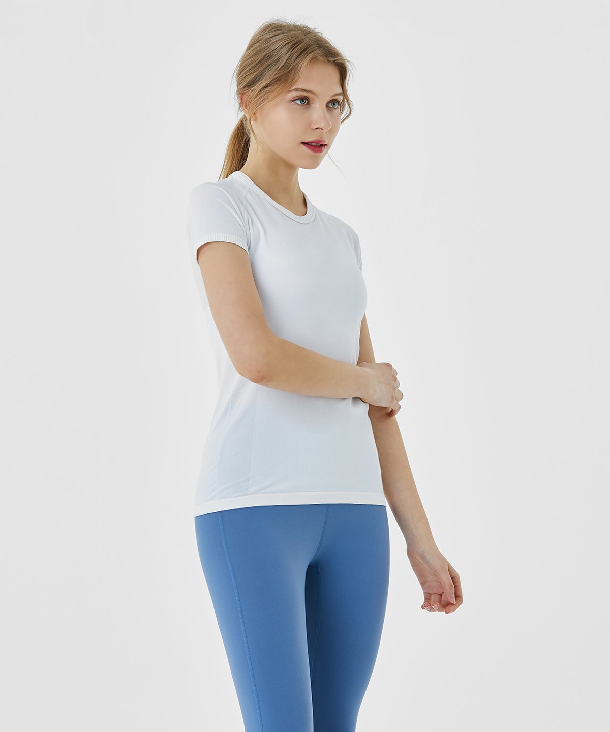 Timeless Short Sleeve-Clothing - Women-Mulawear-2-ASH MINT-Urbanheer