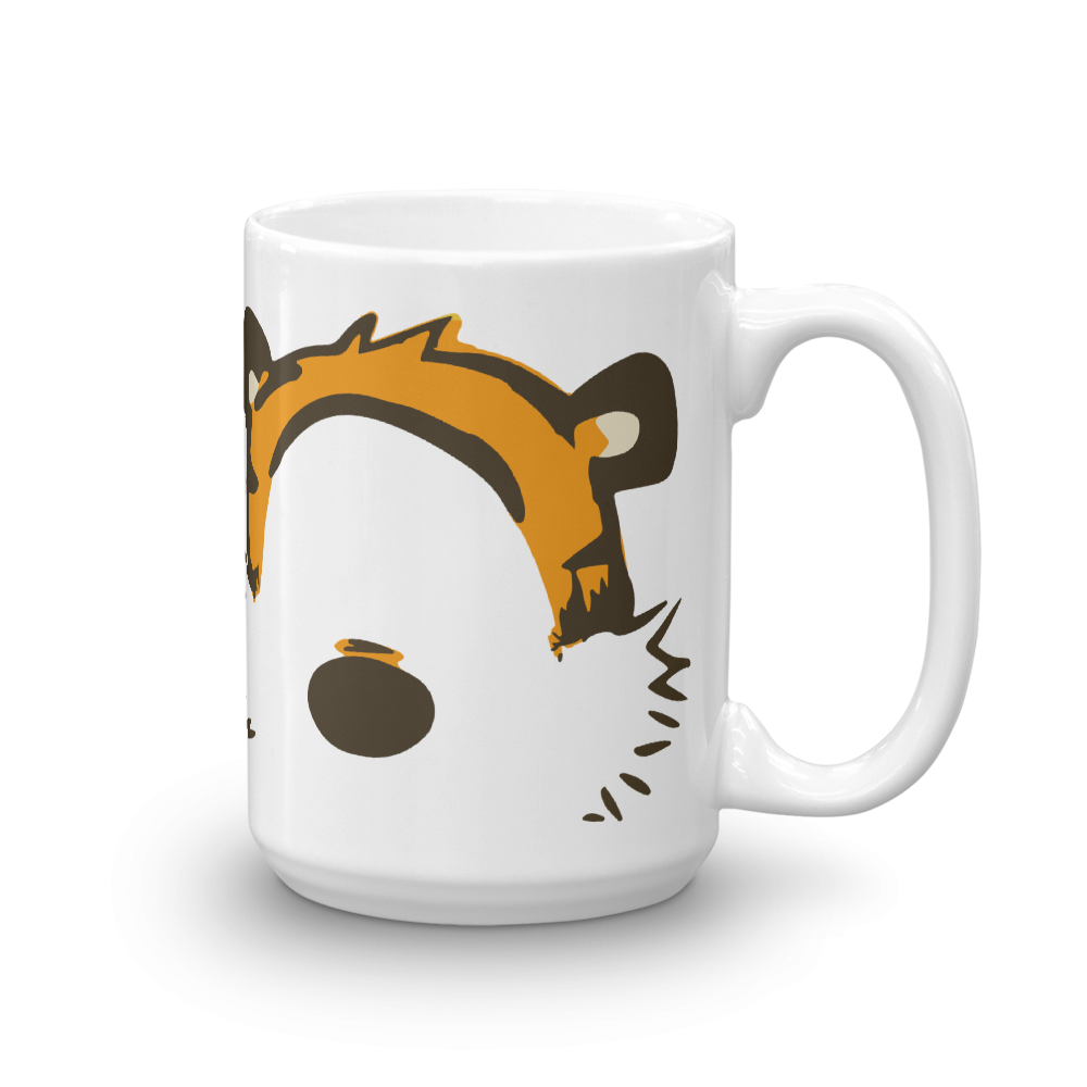 Calvin and Hobbes Faces Contour Mug-Mug-Art-O-Rama Shop-15oz (444mL)-Urbanheer