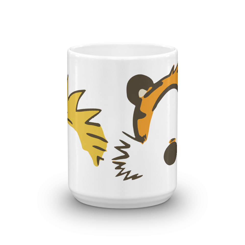 Calvin and Hobbes Faces Contour Mug-Mug-Art-O-Rama Shop-11oz (325mL)-Urbanheer