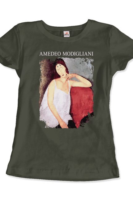 Modigliani - Portrait Of Jeanne Hébuterne, 1919 Artwork T-Shirt