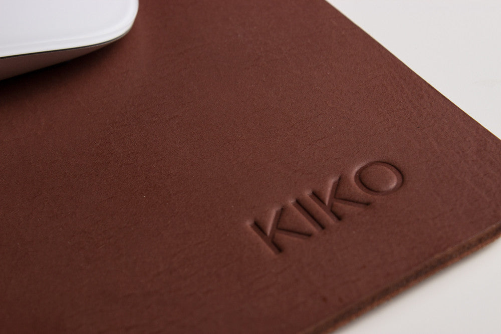 Leather Mouse Pad-Kiko-Brown-Urbanheer