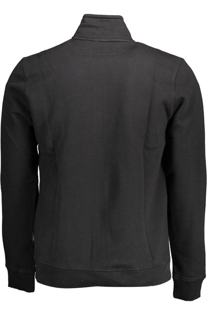 Napapijri Sweatshirt With Zip Man Black-Felpe-NAPAPIJRI-Urbanheer